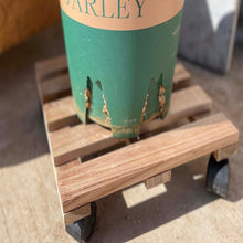 Style Selections 12-in L x 12-in D x 3.2-in H Brown Plant Caddy