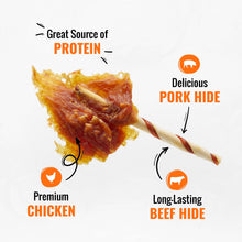 Good ’n’ Fun Triple Flavor Wings, Rawhide Chew for All Dogs, 4 oz