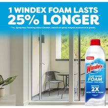 Windex Fast Shine Foam Glass Cleaner, No-Drip Aerosol Cleaning Spray, 19 oz.