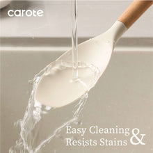 Carote 17-Piece Silicone and Wood Cooking Utensil Set, Heat-Resistant, Safe for Nonstick Cookware