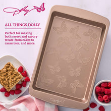 Dolly Parton Butterfly Stamp 9" x 13" Carbon Steel Non-Stick Cake Pan
