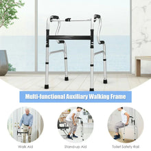 Resenkos Medical Mobility Walker,One-Button Folding Aluminum Walking Frame Walker - Brands For Less USA