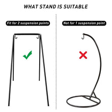 QUANFENG QF Hanging Hammock Chair Patio Indoor and Outdoor Hammock Swing Support 330 lbs