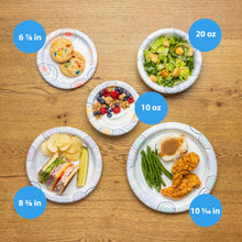 Great Value Disposable Paper Plates, 10", 150 Count