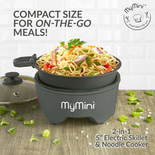MyMini 5-inch Noodle Cooker, Ramen Cooker, & Electric Hot Pot, Blackberry
