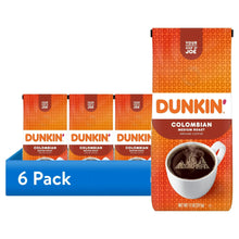 (6 pack) Dunkin’ Colombian Medium Roast Ground Coffee, 11 oz Bag - Brands For Less USA