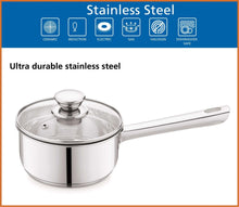 Mainstays 1 qt Oven Safe Stainless Steel Saucepan with Straining Lid - Brands For Less USA
