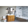 Design House 561209 Dalton Rustic Wall-Mounted Toilet Paper Holder for Bathroom Honey Oak