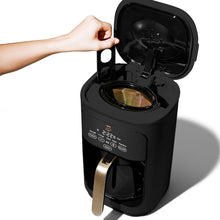 Beautiful 14-Cup Programmable Drip Coffee Maker with Touch-Activated Display, Black Sesame by Drew Barrymore