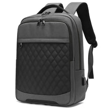 Travel Laptop Backpack, Anti-Theft, USB Charging, Water-Resistant, for Business/College/Work, Gift for Men (Black)