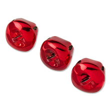 Red Shiny Metal Bell Christmas Ornaments, 1", 18 Count, by Holiday Time