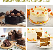 Vesteel Cake Pan, Stainless Steel Round Layer Cake Baking Pans, Non-Toxic & Healthy, Mirror Finish & Dishwasher Safe