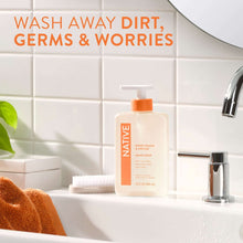 (6 pack) Native Liquid Hand Soap, Sweet Peach & Nectar, Non-drying, Naturally Derived Cleansers, Sulfate Free, 13 fl oz