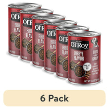 6pack-Ol-RoyRibeyeFlavorCutsinGravyWetDogFood-13-2ozCan-_1 - Brands For Less USA