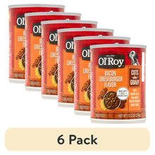 6pack_Ol_RoyBaconCheeseburgerFlavorCutsinGravyWetDogFood_13.2ozCan - Brands For Less USA