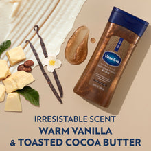 (6 pack) Vaseline Glazed and Glisten Golden Hour Glow Vanilla Cocoa Shimmering Body Gel Oil with Ultra-Hydrating Lipids and 100% Pure Cocoa Butter, 6.8 fl oz
