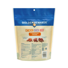 Golden Rewards Chicken, Duck and Beef Premium Variety Dry Jerky Treats for Dogs, Chicken, Duck and Beef Recipe 12 oz Bag