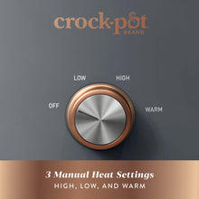 Crock-Pot Manual 7-Quart Slow Cooker, Mussel Grey