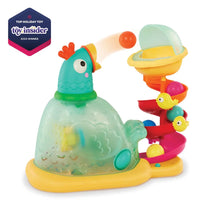 Battat Pop-a-Doodle-Doo Chicken Ball Popper with Music Lights, Learning Toy for Baby and Toddler
