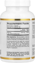 California Gold Nutrition, Selenium, Yeast-Free, 200 mcg, 180 Veggie Capsules