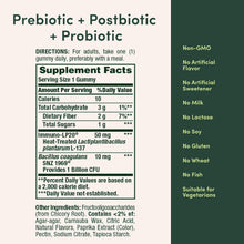Nature’s Bounty Pre + Pro + Postbiotic Gummies for Digestive Health, Immune Support - Probiotic Gummies for Gut Health, Tropical Mango Flavor, 30 Ct