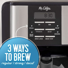 Mr. Coffee 12 Cup Programmable Coffee Maker with 3-Way to Brew System