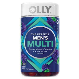 OLLY Men'S Multivitamin Gummy, Blackberry (200 Ct.) - Brands For Less USA