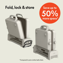 bella 10"x 20" Ceramic Fold-n-Store Dual Temp Griddle, EverGood™ Ceramic Nonstick Coating, Oatmilk