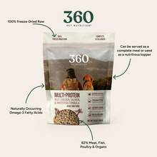 360 Pet Nutrition Multi Protein Flavor Freeze Dried Dog Food