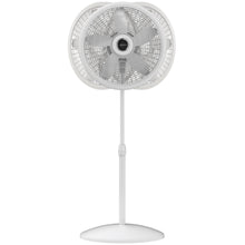 Lasko Cyclone 18" 3-Speed Adjustable Oscillating Pedestal Fan, White, S18931