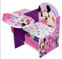 Delta Children Minnie Mouse Chair Desk with Storage Bin