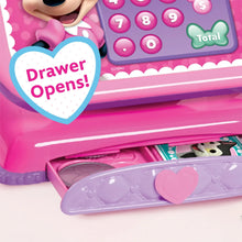 Disney Junior Minnie Mouse Bowtique Cash Register with Realistic Sounds, Pretend Play Money and Scanner, Preschool Ages 3 up by Just Play