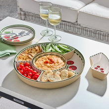 Better Homes and Gardens Tomato Design Bamboo Melamine Chip and Dip Set