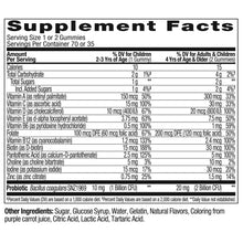 OLLY Kids Multivitamin + Probiotic Gummy, Daily Digestive Supplement, Zinc, Berry Flavor, 70 Ct