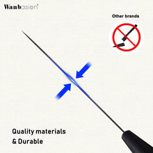 Wanbasion 8PCS Black Steak Knives Set, Steak Knife Set Dishwasher Safe, Sharp Steak Knives Set for Kitchen with Ergonomic Handles