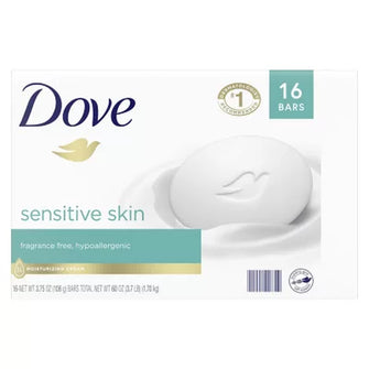 Dove Beauty Bar Soap, Sensitive Skin (3.75 Oz., 16 Ct.) - Brands For Less USA