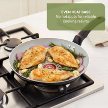 T-Fal Kitchen Solutions Black 5 Quarts Ceramic Non-Stick Jumbo Cooker Sauté Pan with Lid & Helper Handle