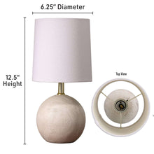 Mainstays Mini Ball Base Table Lamp, 12.75" H