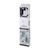 Mainstays 4-Piece Square Bathroom Hardware Set with 24-inch Towel Bar Matte Black Finish