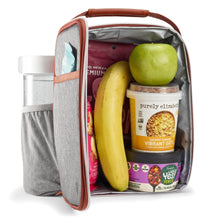 Acorn St by Fit & Fresh Vertical Insulated Reusable Lunch Bag for Men, Women, Kids, Steel - Brands For Less USA