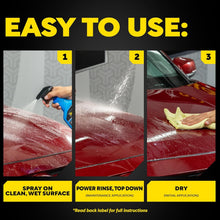 Meguiar's Hybrid Ceramic Wax, Easy-to-Use Spray Wax for Car Detailing with the Superior Protective Power of Advanced SiO2 Hybrid Barrier Technology, 26 Oz Spray Bottle