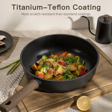 Astercook 18-Piece Pots and Pans Set, Black Titanium Induction Nonstick Cookware Set, Oven Safe to 480°F, Induction Compatible & Dishwasher Safe, Kitchen Cooking Set for RV Trips, Camping and Picnic