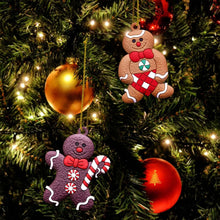 HAMCSTNF Gingerbread Man Ornaments for Christmas Tree, 12pcs, 3"