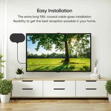 onn Indoor Dual-Color Amplified Antenna, 50 mile Range