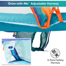 Aqua SwimSchool Grow-with-Me BabyBoat Pool Float for Infants 6-24 Months, Blue