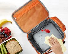 ComfiTime Lunch Bag for Kids – Insulated Lunch Box for Girls and Boys, Cute Reusable Cooler Bag with Zipper Pockets, Bottle Holder, Padded Handles and Shoulder Strap (Blue Camouflage) - Brands For Less USA