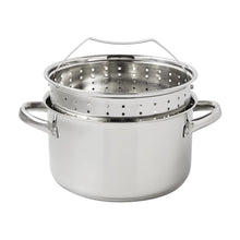 Mainstays Stainless Steel 4-Quart Steamer Pot with Glass Lid, Induction Compatible, Dishwasher Safe, Veggies, Fish - Brands For Less USA