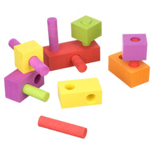 Spark Create Imagine Foam Peg Building Blocks, 100 Pieces, Baby and Toddler Toys