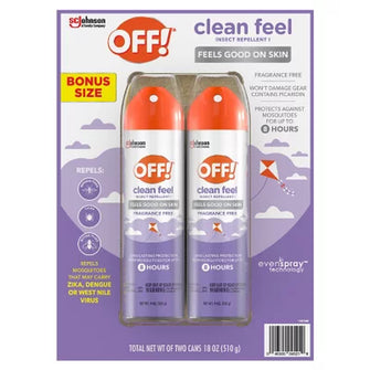 OFF! Clean Feel 2 X 9-Oz. Aero