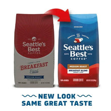 Seattle’s Best Coffee, Breakfast Blend, Medium Roast, Ground Coffee, 100% Arabica, 12 oz - Brands For Less USA